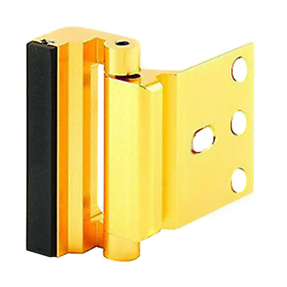 golden2pcs Безопасный дверной замок из арматуры, устойчивый к детям, для дома - Цвет: golden2pcs