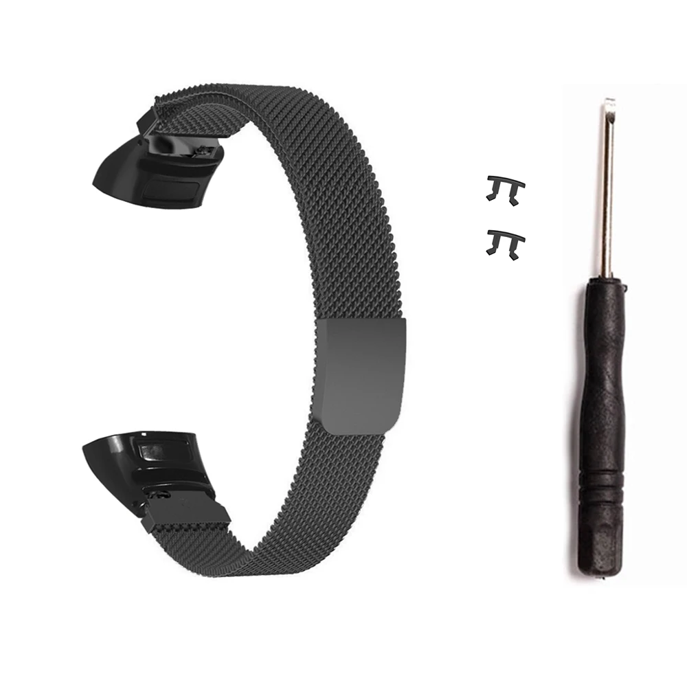 Honor Band5 NFC ремешок для Honor Band 5 Металлический Браслет замена Браслет из нержавеющей стали ремешок для Honor Band 4 5 ремешок - Цвет: Magentic black