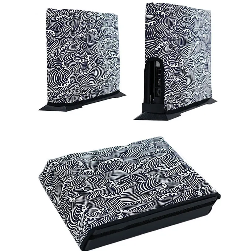 

PS4 PRO Protective Case Cover Dust Cover Cotton Print Shell Design For Playstation 4 PS4 Pro Console Accessories