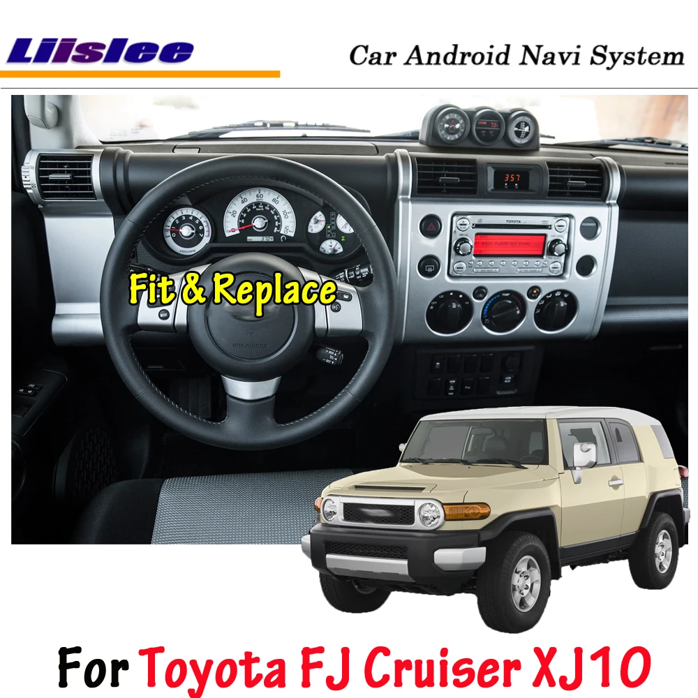 Liislee Android для Toyota FJ Cruiser XJ10 2006~ стерео автомобильный экран Встроенный Carplay DSP gps навигационная карта навигация Мультимедиа