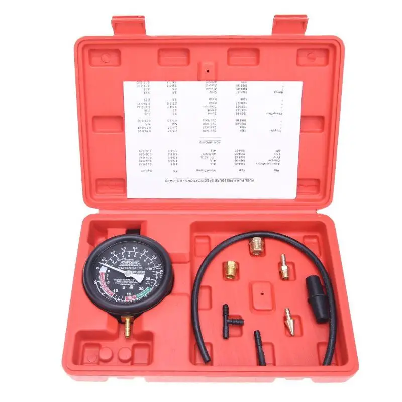 Multifunction Car Engine Vacuum Pressure Gauge Meter For Fuel System Vaccum Seal Leakage Tester | Инструменты