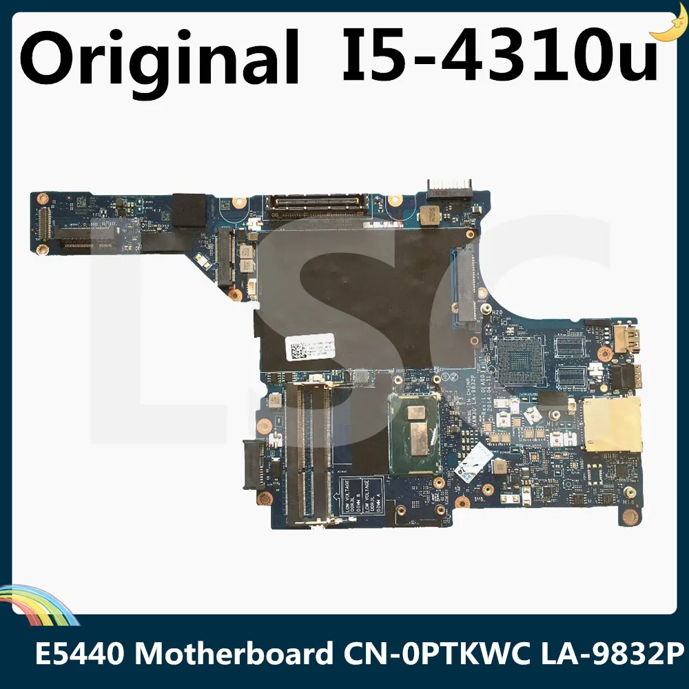 СОП для DELL E5440 Материнская плата ноутбука VAW30 LA-9832P с SR1EE I5-4310U 2 0 ГГц CN-0PTKWC 0PTKWC 100%
