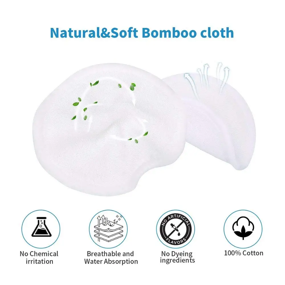Reusable Make up Remover Pads 150 Packs- Washable Eco Friendly Bamboo Cotton Pads
