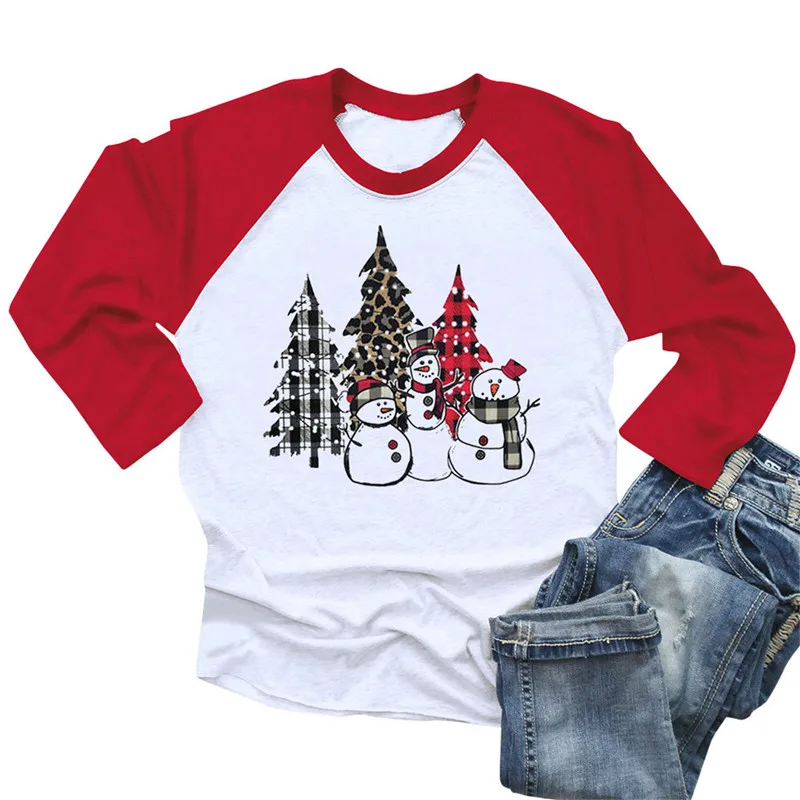 Женская футболка с круглым вырезом рукавом реглан светильник леопардовым