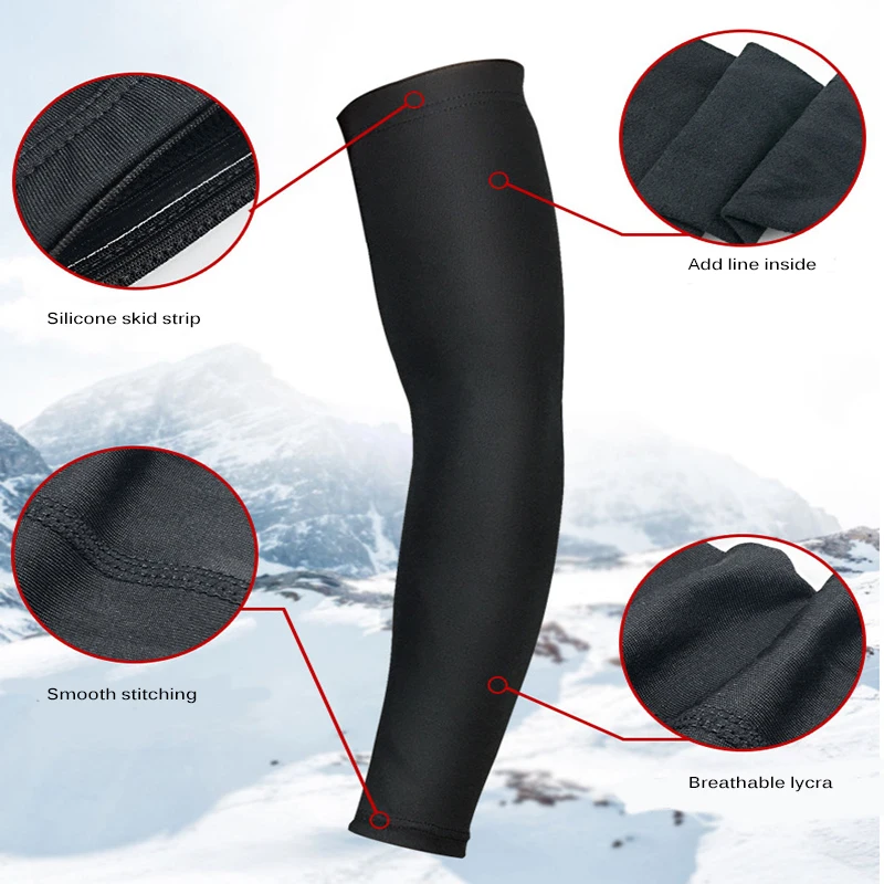 1 PCS Sports Arm Sleeve Elbow Protector Pads Non-Slip Breathable Comfortable Man Basketball Cycling Climbing Running Arm Warmers