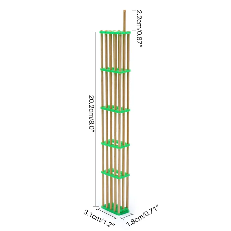 10Pcs Beekeeping Bamboo Longer Queen Bee Cage Isolation Transport Cages Five Lengthened Apiculture Beekeeper Tools