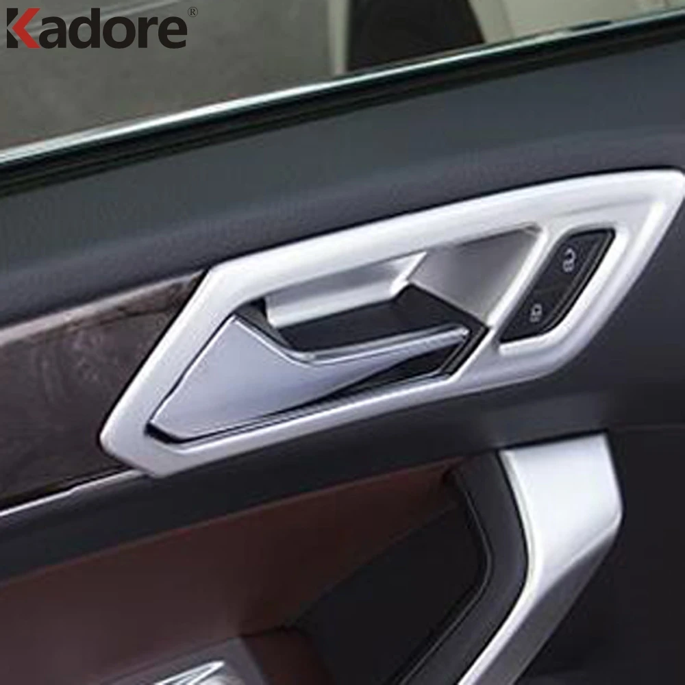 Для Volkswagen Touran 2016 2017 2018 2019 ABS Matte накладка на внутреннюю дверную ручку Trims Защитная