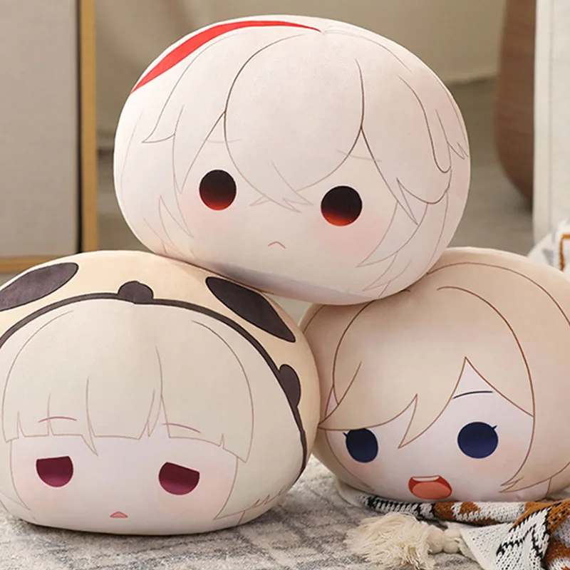 Genshin Impact Cosplay Plush Baal Kazuha Zhongli Xiao Barbara Sayu Childe Tartaglia Itto Sara Soft Bag Pendant Fans Gift