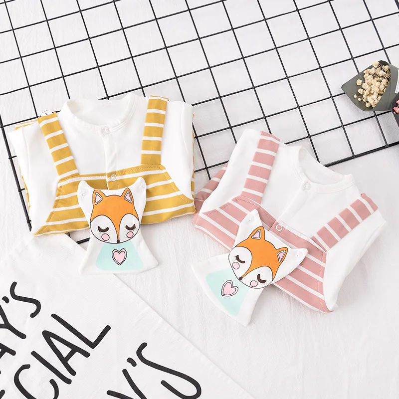 

Spring Clothing Women's Newborn Infant One-piece 6 Months Fashion Male Baby 3 Romper Clothes 8 Korean-style 0 Suit 1-Year-Old Sp