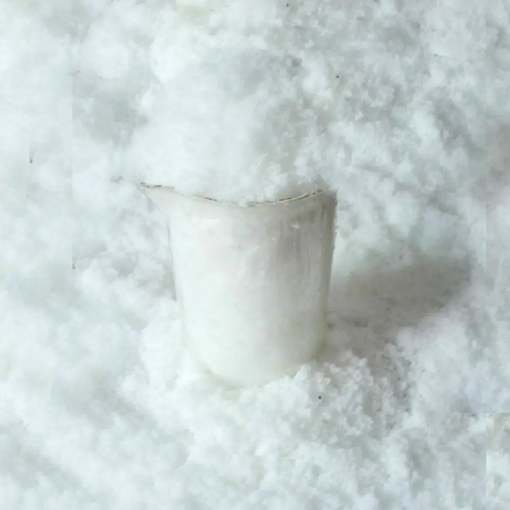 B-1 пакет искусственный снег Замороженные вечерние Снежный порошок быстрого приготовления Рождество зима снежинка украшения поддельные снег Волшебный реквизит