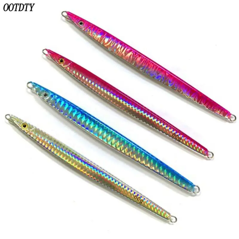 

Metal Jigging Lead Fish Sea Fishing Lure Artificial Hard Bait Tackle with Ring