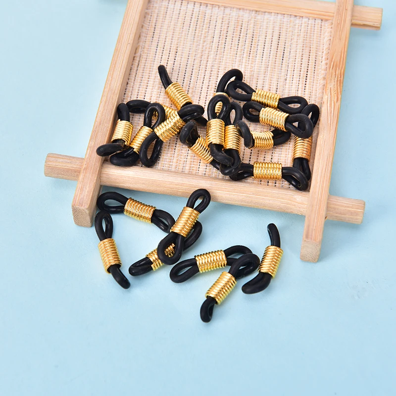 

20pcs Ear Hook Eyeglasses Spectacles Chain Glasses Retainer Ends Rope Sunglasses Cord Holder Strap Retainer End Loop Connector