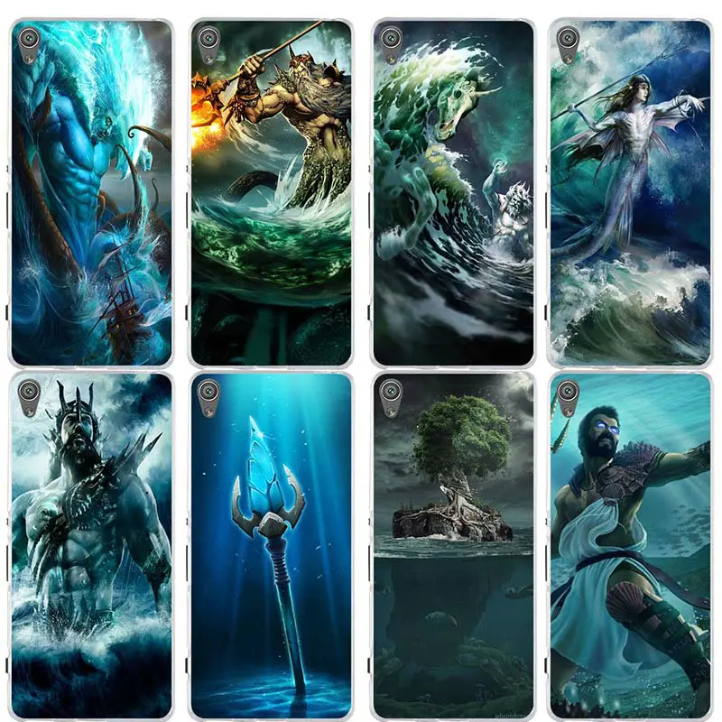 Чехлы для телефонов из мягкого ТПУ и силикона King of the Sea God Sony Xperia M2 M4 M5 XA XZ Z Z1 Z2 Z3 Z4 Z5