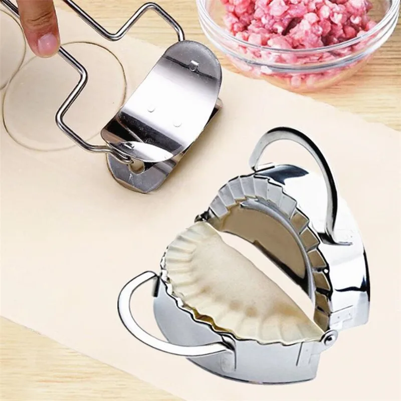 Stainless Steel Dumpling Mould Cutter Ravioli Pie Mold Pastry Tool Dough Maker 