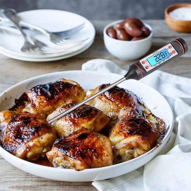 1/Pc Főzés Ételhús Szonda Digitális Konyhai Hőmérő Gáz Sütő Bbq Nagykereskedelem - Image 2