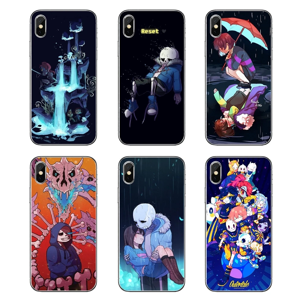Прозрачные мягкие чехлы для Motorola Moto X4 E4 E5 G5 G5S G6 Z Z3 G3 C Play Plus Undertale Sans and his puns Anime Game |