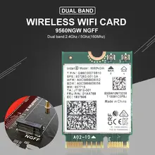 Беспроводной 9560/9260/AX200 AC NGFF ключ сетевой Wifi карты 1,73 Гбит/с 802.11ac Bluetooth 5,0 M.2 WiFi/Bluetooth адаптер для Windows 10