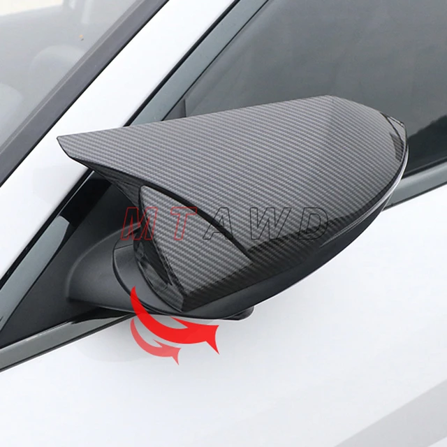 Für Hyundai I30 CN7 Limousine Fließheck Fastback Zubehör 2021-2017 ABS  Carbon Auto Rückansicht Seiten Flügel Tür Spiegel abdeckung Protector -  AliExpress