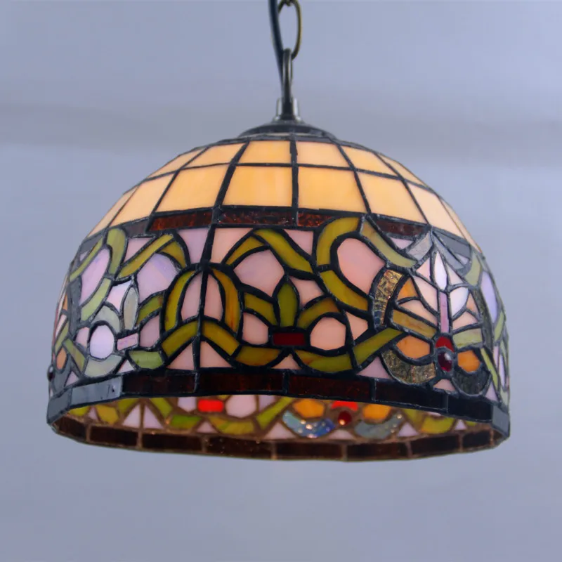 

Stained Glass Pendant Lights Rose Flower Tiffany Hanglamp E27 Led Hanging Light Fixture Suspension Luminaire Pendant Lamps