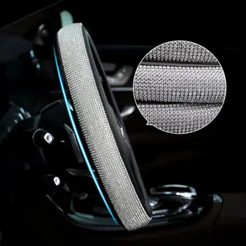 

15 Inch Steering Wheel Cover Shiny Rhinestone Decor 1 pc Nice Accessories Car