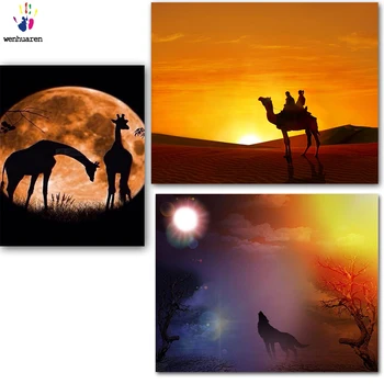 

DIY colorings pictures by numbers with colors Overhead light painting drawing painting by numbers framed Home