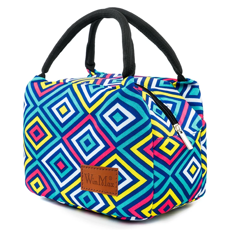 BX004-17 Winmax brands quality Lunch bags Thick Thermal Insulated Portable Large Food Picnic Lunch Box for Men Women dropshipping - Цвет: BX004-17