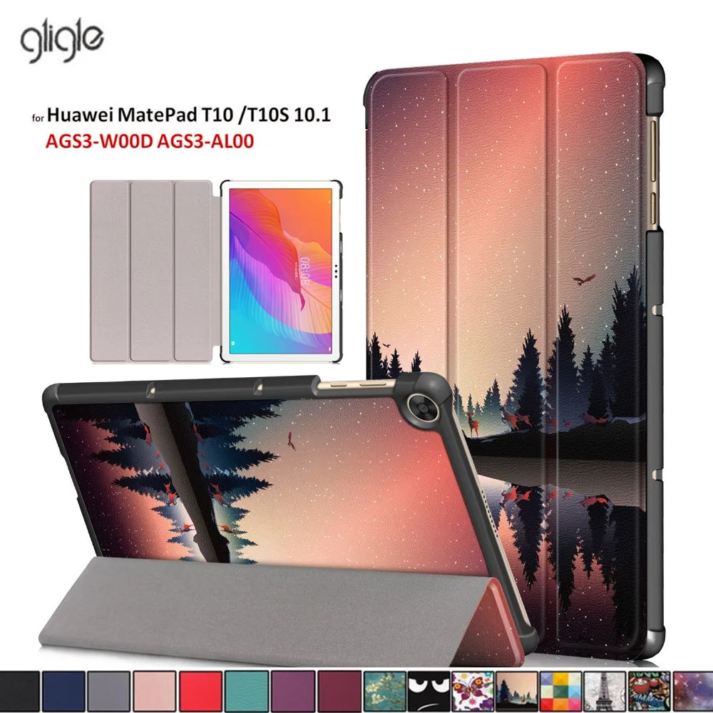 GLIGLE чехол для Huawei MatePad T10 9 7 AGR-AL09 AGR-W09 T10S 10 1 AGS3-L09 AGS3-W09 Smart Cover | Компьютеры и офис