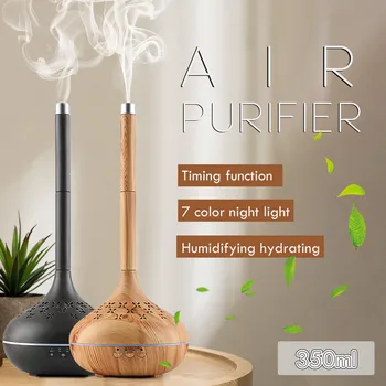 

350ML Humidifier Diffuser Air Purifying Aroma Diffuser Atomizing Silent Home Garden Car Air Humidifier Aromatherapy Diffuser USB