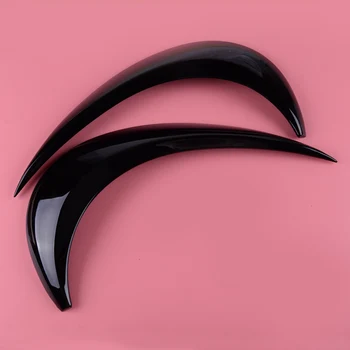 

Black Head Light Lamp Eyebrow Eyelid Cover Trim Fit for VW Beetle A5 2012 2013 2014 2015 2016 2017 2018