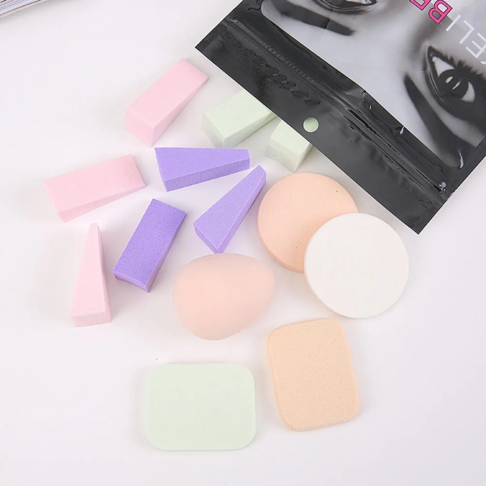 13Pcs Set Facial Powder Puff Sponge Applicator Face Foundation Makeup Tool Wet Dry Dual Use Portable 1 13Pcs Set Facial Powder Puff Sponge Applicator Face Foundation Makeup Tool Wet Dry Dual Use Portable 2