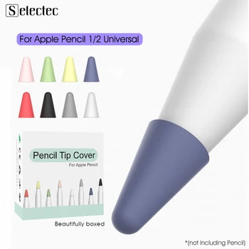 

8 pcs for Apple pencil Pen tip protection cap Case For iPad 1 2 Stylus Touchscreen Cap Soft Universal Silicone Pen Tip Accessory