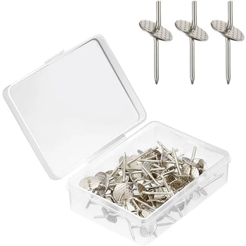 

100Pcs One Step Hangers 20 Lbs Professional Plaster Picture Hanging Pins Quick Picture Hangers Picture Frame Hangers