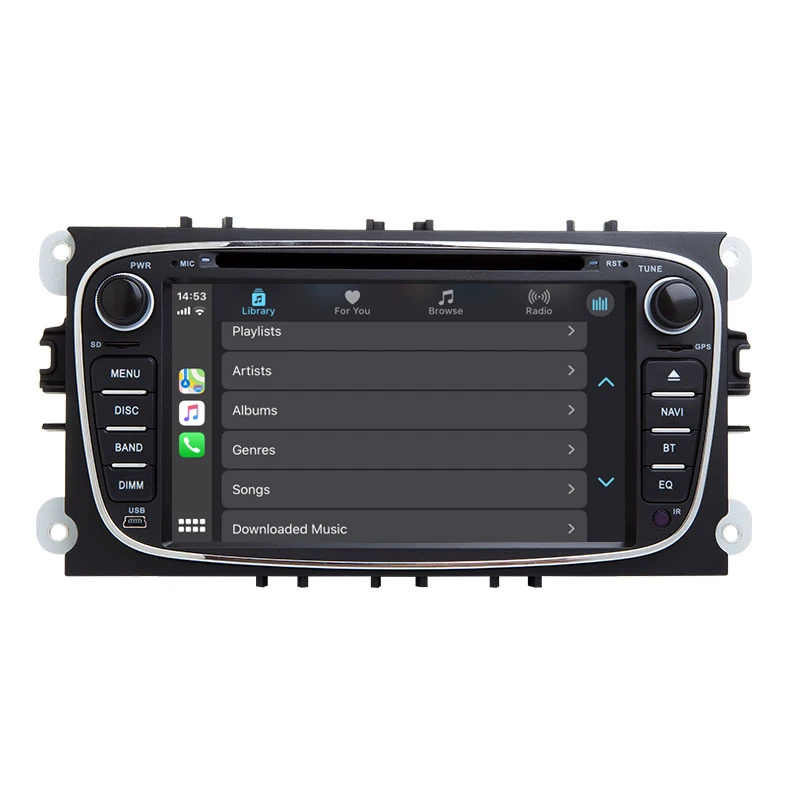 Система GPS навигации с CarPlay для Ford Focus 2 S/C Max Mondeo 4 Galaxy Kuga 9 0 2008 автомобильный