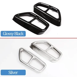 Decoración de coche para BMW serie 5 G30 G38, accesorios exteriores, cubierta de tubo de escape, pegatina y calcomanías embellecedoras