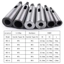 1 шт. адаптер Морс конус 45# Сталь 50 высокая отключающая способность Морзе адаптер MT1-MT2 MT2-MT3 MT3-MT4 MT1-MT3 MT2-MT4 MT1-MT4 уменьшить сверлильный патрон
