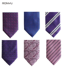 

Novelty Ties Men's Fashion Tie 7cm Necktie Blue & Purple Color Neck Tie For Men Gift corbatas para hombre LD13