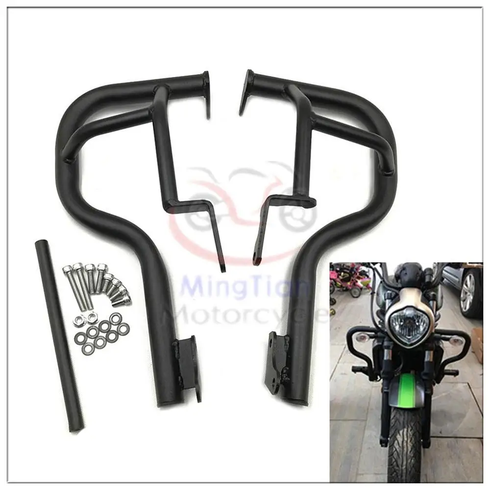 Для KAWASAKI VN650 Vulcan S 650 2015 2016 2017 2018 2019 2020 стальные защитные полосы двигателя мотоцикла