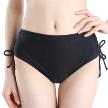Черные стринги, бикини, плавки, плавки, женские бикини-танга, одноцветные бикини, низ, купальник, parte de abajo
