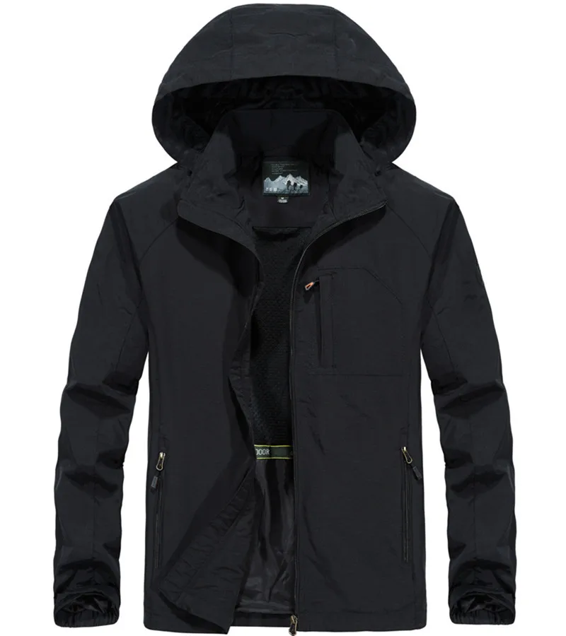 

MEN'S Jacket Spring And Autumn Single Layer Thin Four Seasons Breathable Coat Windproof Waterproof Outdoor Mountaineering Clothi