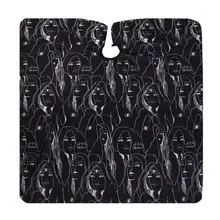 Эскиз изображения стрижка водонепроницаемый ткань парикмахерские окрашивание волос фартук