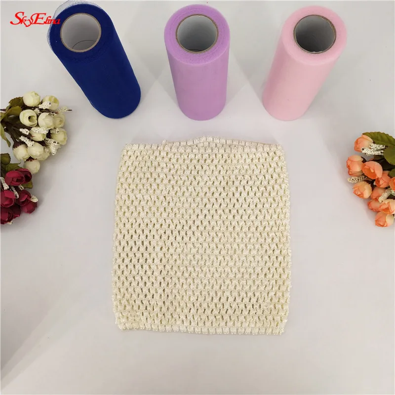 Milk white 23*20 см, подходит для От 1 до 3 лет, детей, эластичная, обернутая грудь, вязаная повязка на голову, пачка, топы, вязаная юбка, платье, 7zSH939 - Цвет: Milk white
