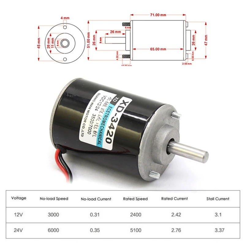 Новинка 3000/6000 об/мин DC12V/24 В Электрический постоянный магнит двигатель генератор мотор аксессуары Электрооборудование