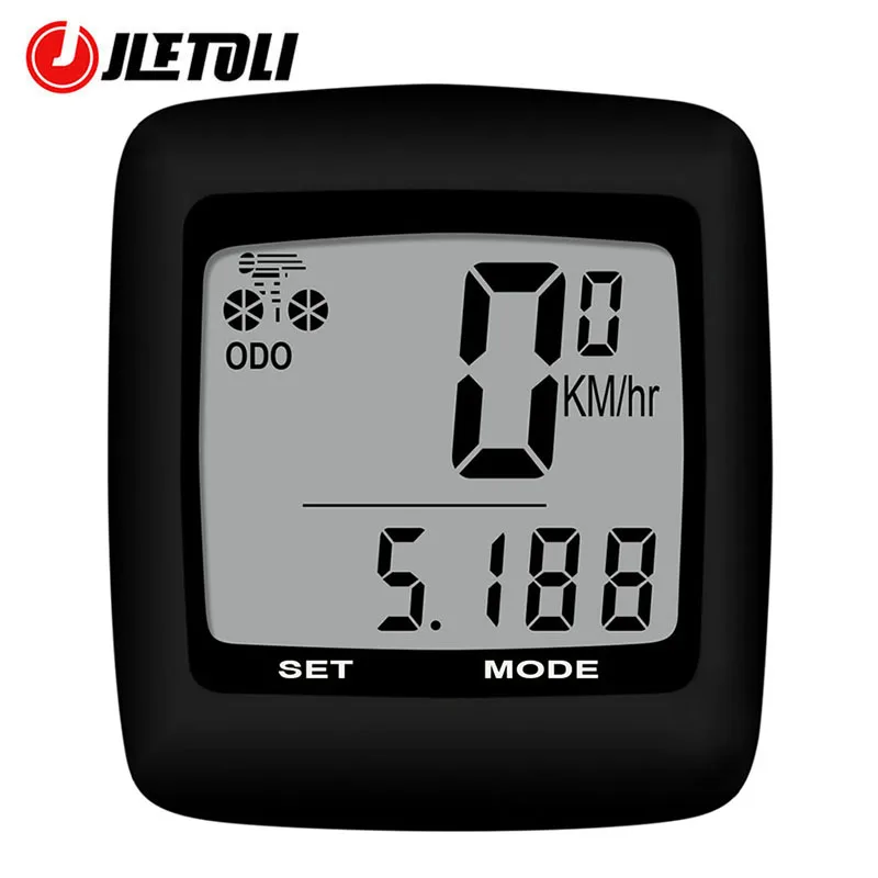 Definitief hoe vaak zacht Jletoli Waterdicht Fietscomputer Fiets Snelheidsmeter Wired Fietsen  Stopwatch Thermometer Fiets Accessoires Lcd Display|Fiets computer| -  AliExpress