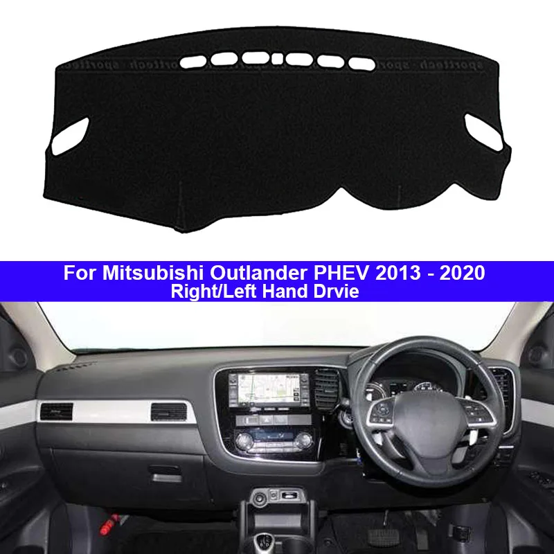 Car Dashboard Cover Dash Mat Carpet Cape for Mitsubishi Outlander PHEV 2013-2015 Anti-sun Sun shade auto accessories,car mats accessories,car carpet patches