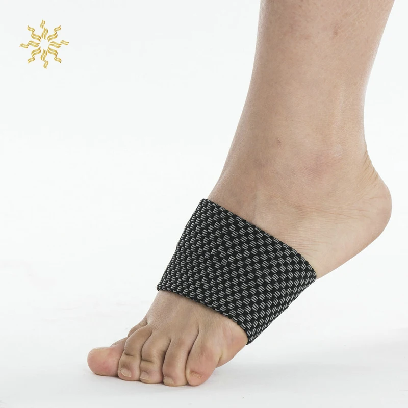 

1 Pair Black Plantar Fasciitis Copper Arch Compression Sleeves Foot Support Pain Relief Orthotic Socks Foot Care Tools Unisex