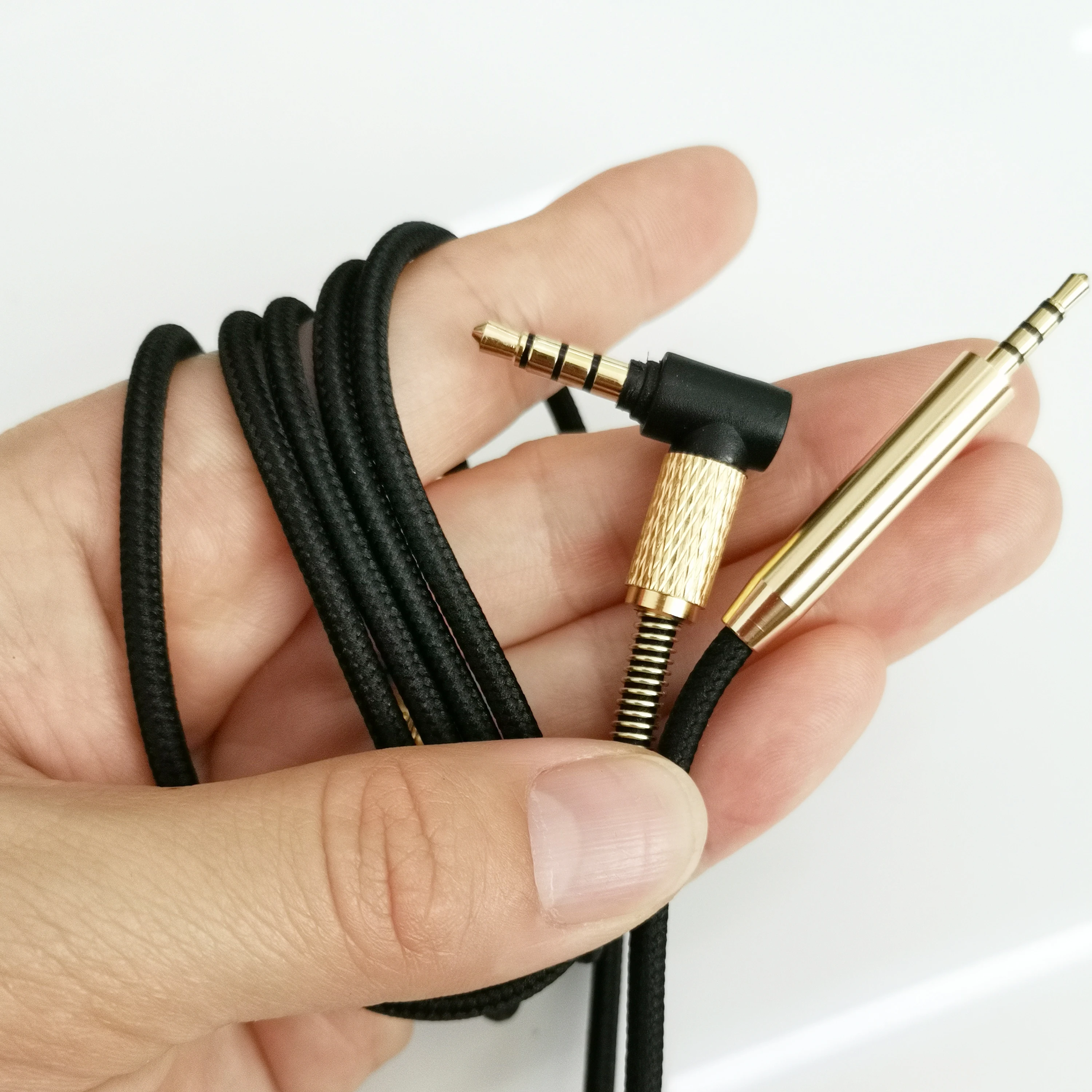 Hifi Audio Cable for Bose QC25 QC35 OE2i for SoundTrue Soundlink Headphones Cords With Mic Volume Control for iPhone