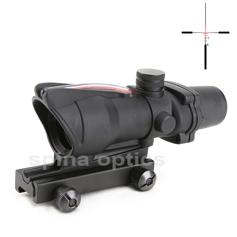 Охотничий Оптический Прицел ACOG 4X32 оптический прицел из настоящего волокна с