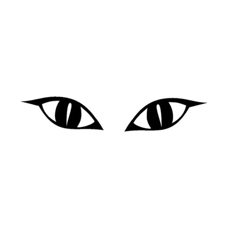 

PVC 20cm X 4cm Creative Car Sticker Cute Pretty Savage Evil Eye Accessories Motorcycle Waterproof Car Window Decal