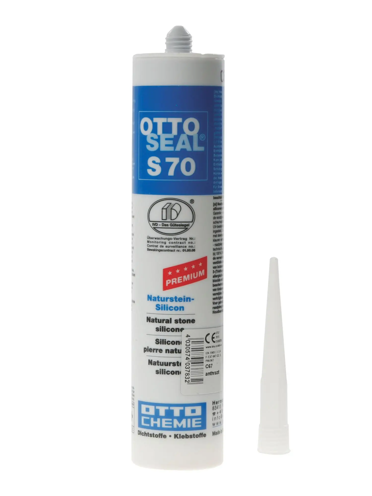 Sealant Silicon Otto seal S70 C67 anthracite for Bosch ovens (00311582) original |