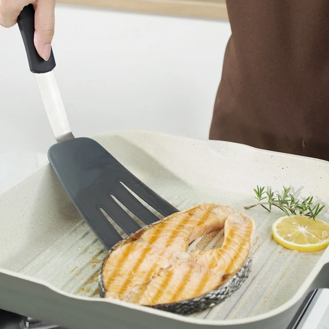 Omelet Spatula Turner,Heat Resistant Cooking Spatula, Long Crepe Spatulas  for - AliExpress